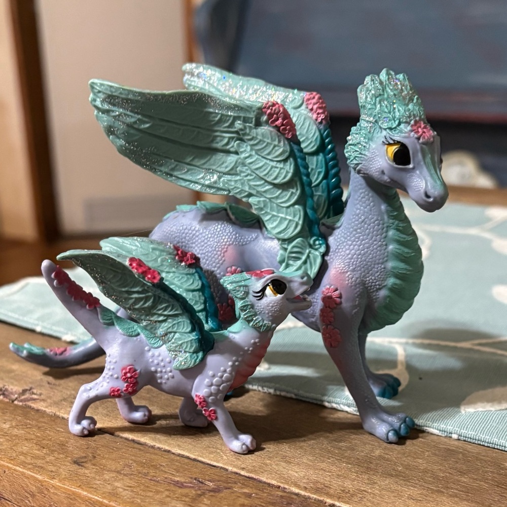 Schleich Blossom dragon and baby